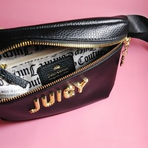 🔴JUICY COUTURE FANNY PACK WAIST BAG ZIP PURSE